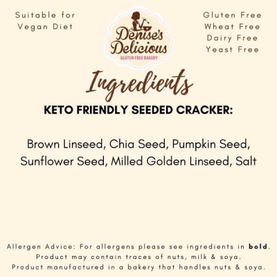 Keto Friendly Seeded Cracker Mix